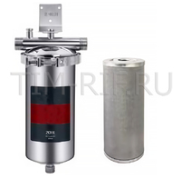 Фильтр магистральный из нержавейки для горячей и холодной воды 10ВВ-1" картридж из нержавеющей стали 10 MKM ZSm.2203.S.1016B