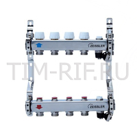 Коллекторный блок из нержавеющей стали 1*3/4 -5 выхода для отопления ZSc.406.0605S