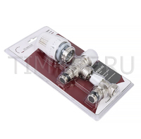 Комплект 1/2 терморегулирующий для радиаторов осевой TIM RVKA209.02