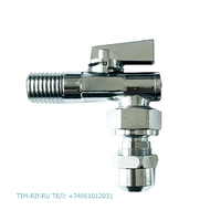Кран шаровой ДУ-10*1/2 с фильтром с шарнирным соединением для смесителя с трубками TIM BL5829