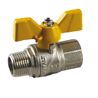 Кран шаровый  для газа 1/2" г-ш баб. TIM DE122H