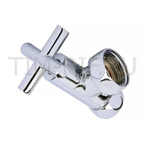 Кран угловой для полотецесущителя, крестовинный, 3/4F*1F TIM KV10-LFF043