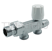 Терморегулирующий узел для системы отопления, однотрубной системы, для нижнего подключения, 1/2“ 10мм ME1420-2