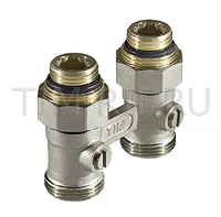 Мультифлекс узел для нижнего прямого подключения с шаровым краном TIM ME220AC