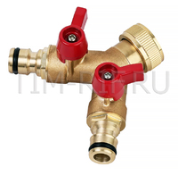 Переходник 3/4" Y-образный для крана TIM FQ-Y03