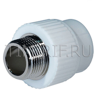 PPR Муфта комбинированная HР S32*1/2M TIM Tpp3032.0.03202s