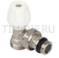 Регулировочный вентиль верхний угл. 1/2", быстрого монтажа RS201.02