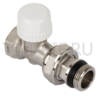 Регулировочный вентиль верхний прямой 3/4" под термоголовку, быстрого монтажа RVD206.03