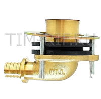 Угольник аксиальный 16-2.2*1/2" настенный для гипсокартона TIM H-ZP1602F